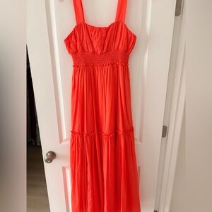 Taylor Bright Orange Dress